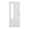 GARANT Schiebetür Authentic Grigio CePaL mit Lichtausschnitt LA-5 bandseitig
