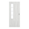 GARANT Schiebetür Authentic Grigio CePaL mit Lichtausschnitt LA-5 bandseitig Sprosse SP10