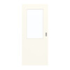 GARANT Schiebetür 0105-60 Pearl White CePaL mit Lichtausschnitt LA-6
