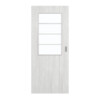 GARANT Schiebetür Authentic Grigio CePaL mit Lichtausschnitt LA-6 Sprosse SP10