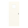 GARANT Schiebetür 0105-60 Pearl White CePaL mit Lichtausschnitt LA-7