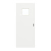 GARANT Schiebetür D354-60 Designer White Resopal mit Lichtausschnitt LA-7