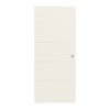 CLASSEN Schiebetür Dynamic RAL 9010 Weißlack 3.8 Lisenen 