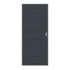 HÖRMANN Schiebetür Groove 11 Anthrazit RAL 7016 Lack DesignLine