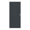HÖRMANN Schiebetür Groove 13 Anthrazit RAL 7016 Lack DesignLine
