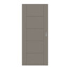HÖRMANN Schiebetür Groove 13 Taupe RAL 7048 Lack DesignLine