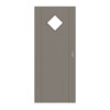 HÖRMANN Schiebetür Groove 16 Taupe RAL 7048 Lack DesignLine mit Lichtausschnitt LA 6
