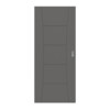 HÖRMANN Schiebetür Groove 22 Staubgrau RAL 7037 Lack DesignLine