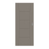 HÖRMANN Schiebetür Groove 22 Taupe RAL 7048 Lack DesignLine