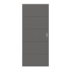 HÖRMANN Schiebetür Groove 27 Staubgrau RAL 7037 Lack DesignLine