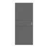 HÖRMANN Schiebetür Groove 29 Staubgrau RAL 7037 Lack DesignLine