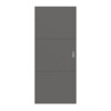 HÖRMANN Schiebetür Groove 31 Staubgrau RAL 7037 Lack DesignLine