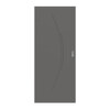 HÖRMANN Schiebetür Groove 49 Staubgrau RAL 7037 Lack DesignLine