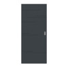 HÖRMANN Schiebetür Groove 50 Anthrazit RAL 7016 Lack DesignLine