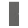 HÖRMANN Schiebetür Groove 51 Staubgrau RAL 7037 Lack DesignLine