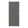 HÖRMANN Schiebetür Groove 53 Staubgrau RAL 7037 Lack DesignLine