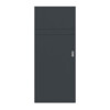 HÖRMANN Schiebetür Groove 78 Anthrazit RAL 7016 Lack DesignLine