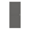 HÖRMANN Schiebetür Groove 88 Staubgrau RAL 7037 Lack DesignLine