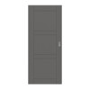 HÖRMANN Schiebetür Groove 89 Staubgrau RAL 7037 Lack DesignLine