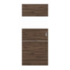 HÖRMANN Schiebetür Pure 2 Alpineiche quer Duradecor DesignLine mit Lichtausschnitt quer mit bündiger Lisene Steel 79-7