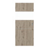 HÖRMANN Schiebetür Pure 2 Nordeiche Duradecor DesignLine mit Lichtausschnitt quer mit bündiger Lisene Plain 79-7