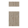 HÖRMANN Schiebetür Pure 2 Nordeiche Duradecor DesignLine mit Lichtausschnitt quer mit Lisene Plain 80