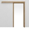 CLASSEN Schiebetürsystem vor der Wand laufend Hickory Eiche CPL mit Zarge