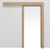 JELD-WEN Schiebetürsystem vor der Wand laufend Classic Eiche Crema Rustikal DuriTop mit Zarge