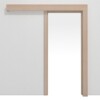 JELD-WEN Schiebetürsystem vor der Wand laufend Classic Nova Ahorn DuriTop mit Zarge