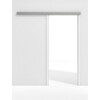 GARANT Line-Schiebetürsystem vor der Wand laufend D354-60 Designer White Resopal