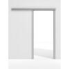 GARANT Line-Schiebetürsystem vor der Wand laufend D92-60 Dove Grey Resopal
