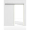GARANT Line-Schiebetürsystem vor der Wand laufend U11026SD Kristallweiß GHK08