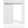 GARANT Line-Schiebetürsystem vor der Wand laufend Pearl White CePaL