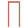 LEBO Zarge Blutorange RAL 2002 mit runder Kante