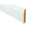 TER HÜRNE Sockelleiste Typ P120 Kristallweiß (18 x 120 x 2600 mm)