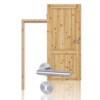 KILSGAARD Innentür-Set Typ 02-02 Kiefer Massivholz mit Zarge und Drücker