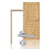 KILSGAARD Innentür-Set Typ 02-03 Kiefer Massivholz mit Zarge und Drücker