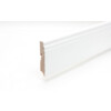 Sockelleiste 18 x 96 x 2400 mm Massivholz weiß lackiert Altdeutsch 96 Clip-Nut
