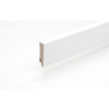 Sockelleiste 18 x 60 x 2440 mm MDF weiß gefast Modern 60 Clip-Nut