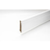 Sockelleiste 18 x 80 x 2440 mm MDF weiß Altdeutsch 80 Clip-Nut