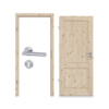 RADEX Innentür-Set Typ 6002 Kiefer Massivholz mit Zarge und Drücker