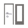 CLASSEN Innentür-Set Grigio Eiche CPL 4.3 mit Zarge und Drücker