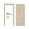 RADEX Innentür-Set Typ 6002-04N Kiefer Massivholz mit Zarge und Drücker