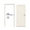 GARANT Zimmertür-Set Sylt ST1 Weißlack RAL 9010 mit Zarge und Drücker