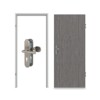 CLASSEN Wohnungseingangstür-Set Grigio Eiche CPL 4.1 mit Stahl-Eckzarge und Beschlag