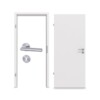 JELD-WEN Innentür-Set Grauweiß Optima DuriTop CPL mit Zarge und Drücker