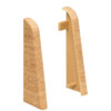HARO Buche Endkappen für Sockelleiste 19x58 mm