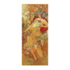 Alfons Mucha Reproduktion auf eigener Innentür Der Herbst