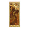 Alfons Mucha Reproduktion auf eigener Innentür Der Abendstern