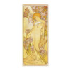 Alfons Mucha Reproduktion auf eigener Innentür Schwertlilie